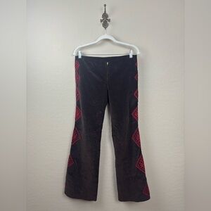 Preloved - Tory Burch - Vintage‎ Embroidered Flare Pants